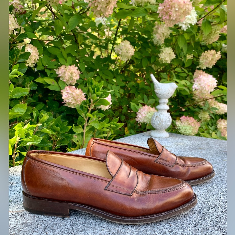 TO BOOT NEW YORK ADAM DERRICK RICH BROWN LEATHER PENNY LOAFER, ITALY, 10